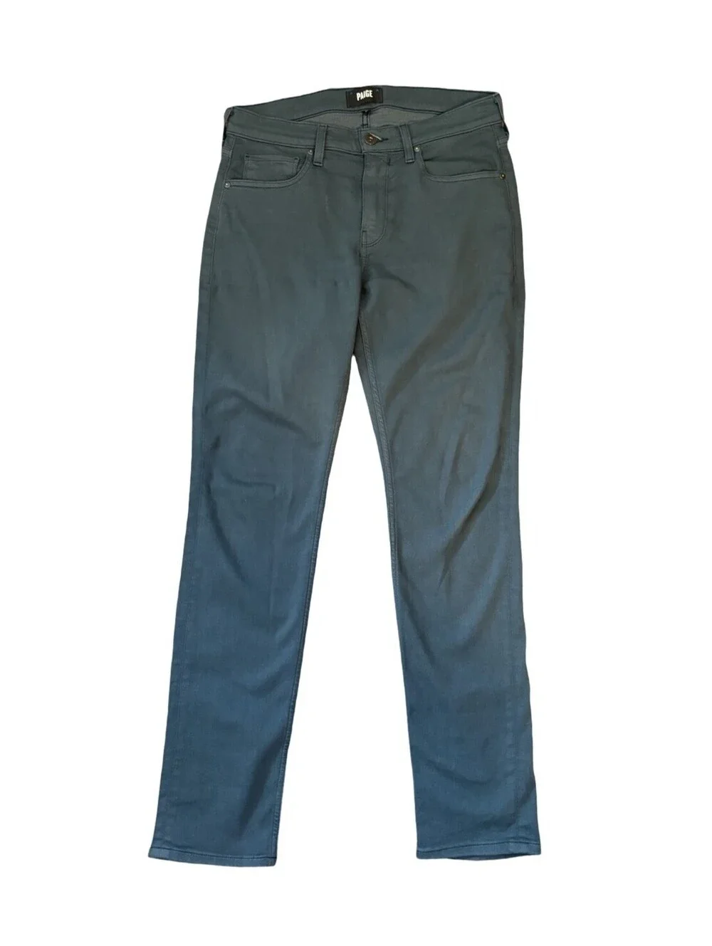 Paige Lennox Men's Jeans Storm Sky Denim Slim Straight Size 31 - Pre/Owned